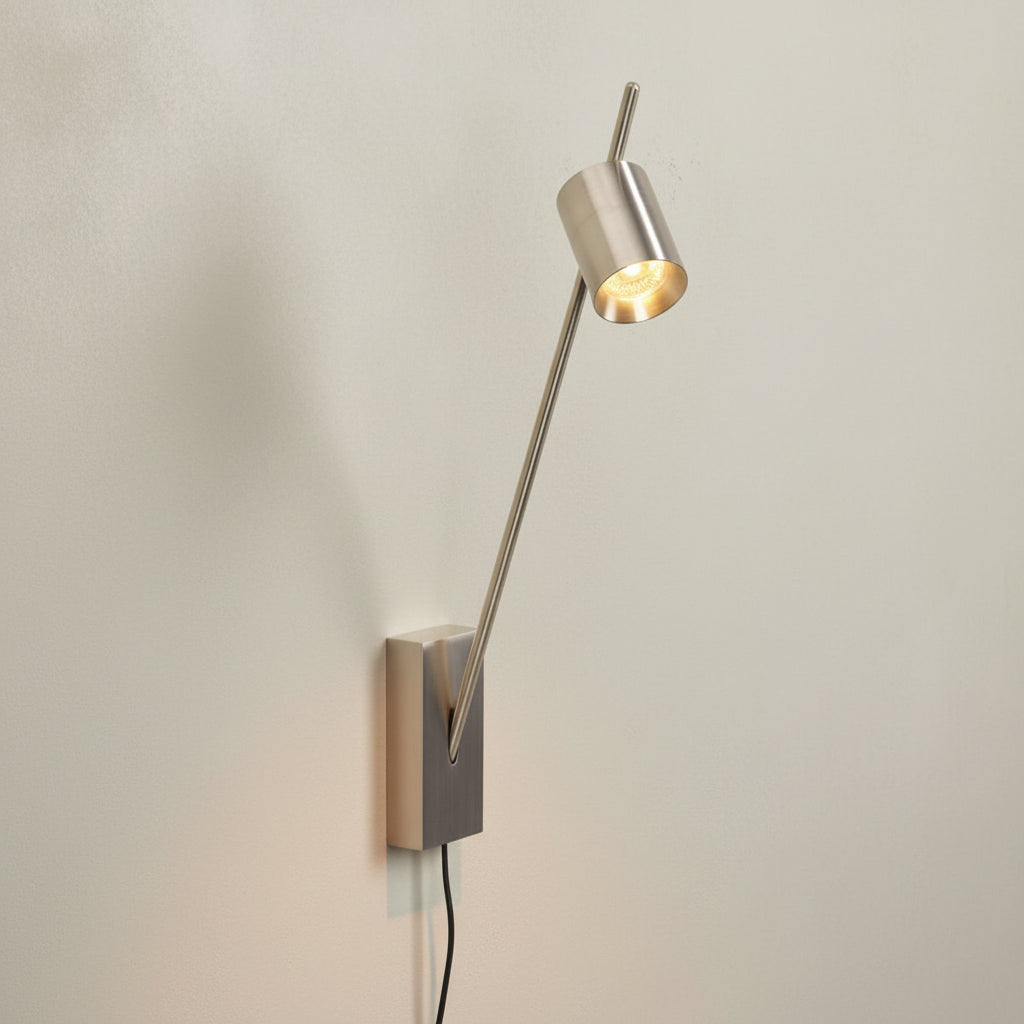 Aude Wall Lamp with Plug & Switch on Cord - 4 Finish Options *Made to Order