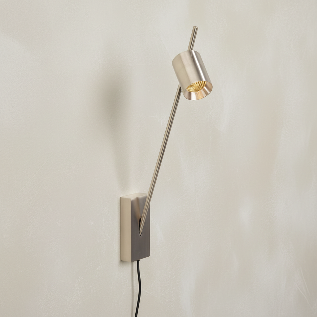 Aude Wall Lamp with Plug & Switch on Cord - 4 Finish Options *Made to Order