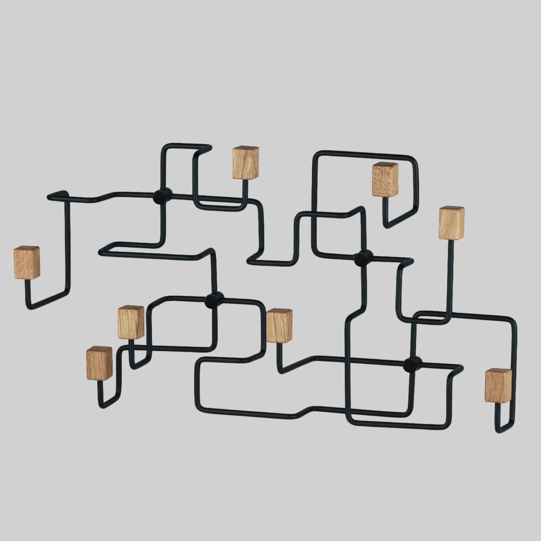 UNDERGROUND coat rack oak black *Special Order