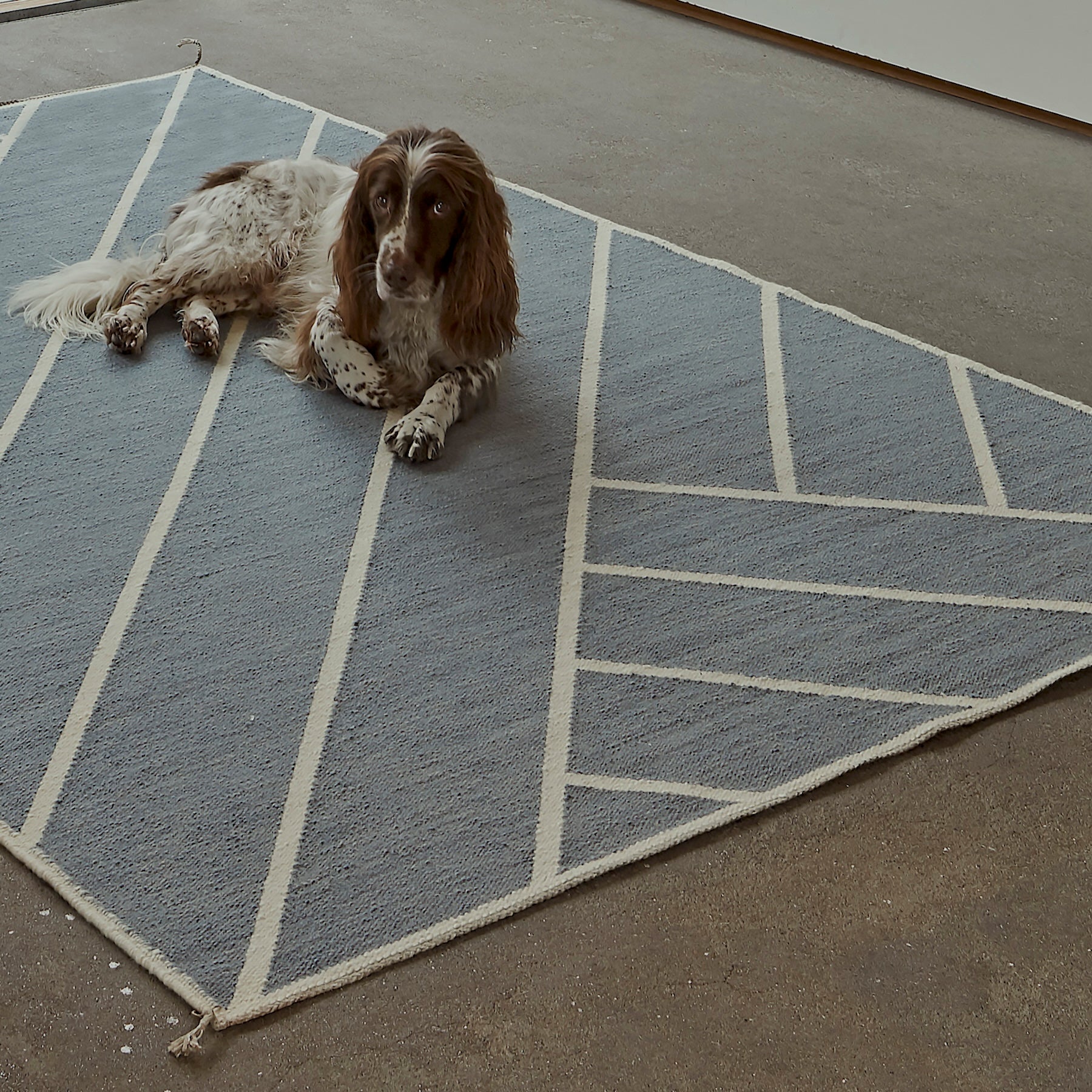 Vibeke Klint Rug VK-2, Light Blue - 3 Standard Sizes