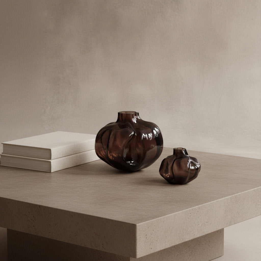 Wabi Vase, Medio - Smoked Forest