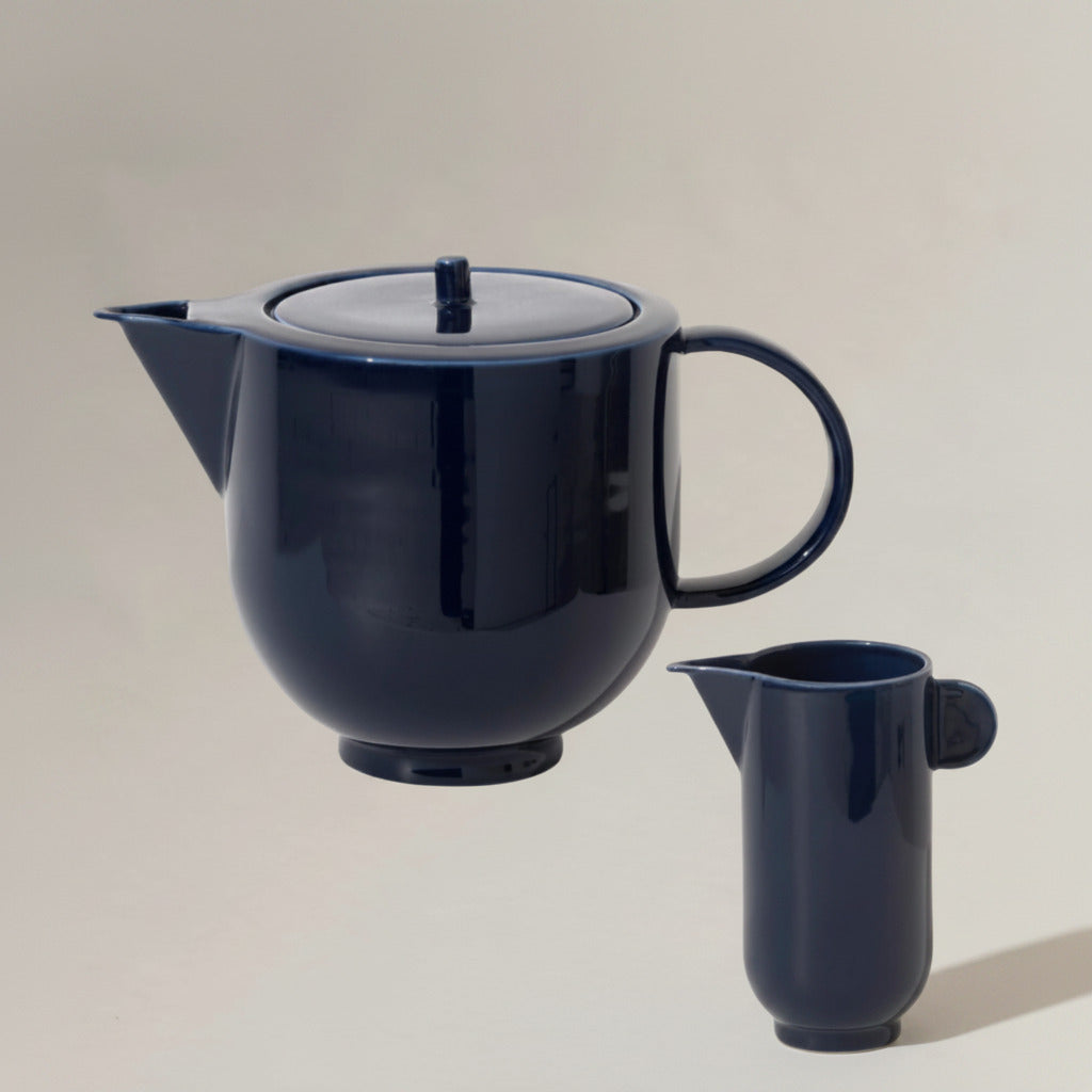 YOKO teapot , dark navy blue