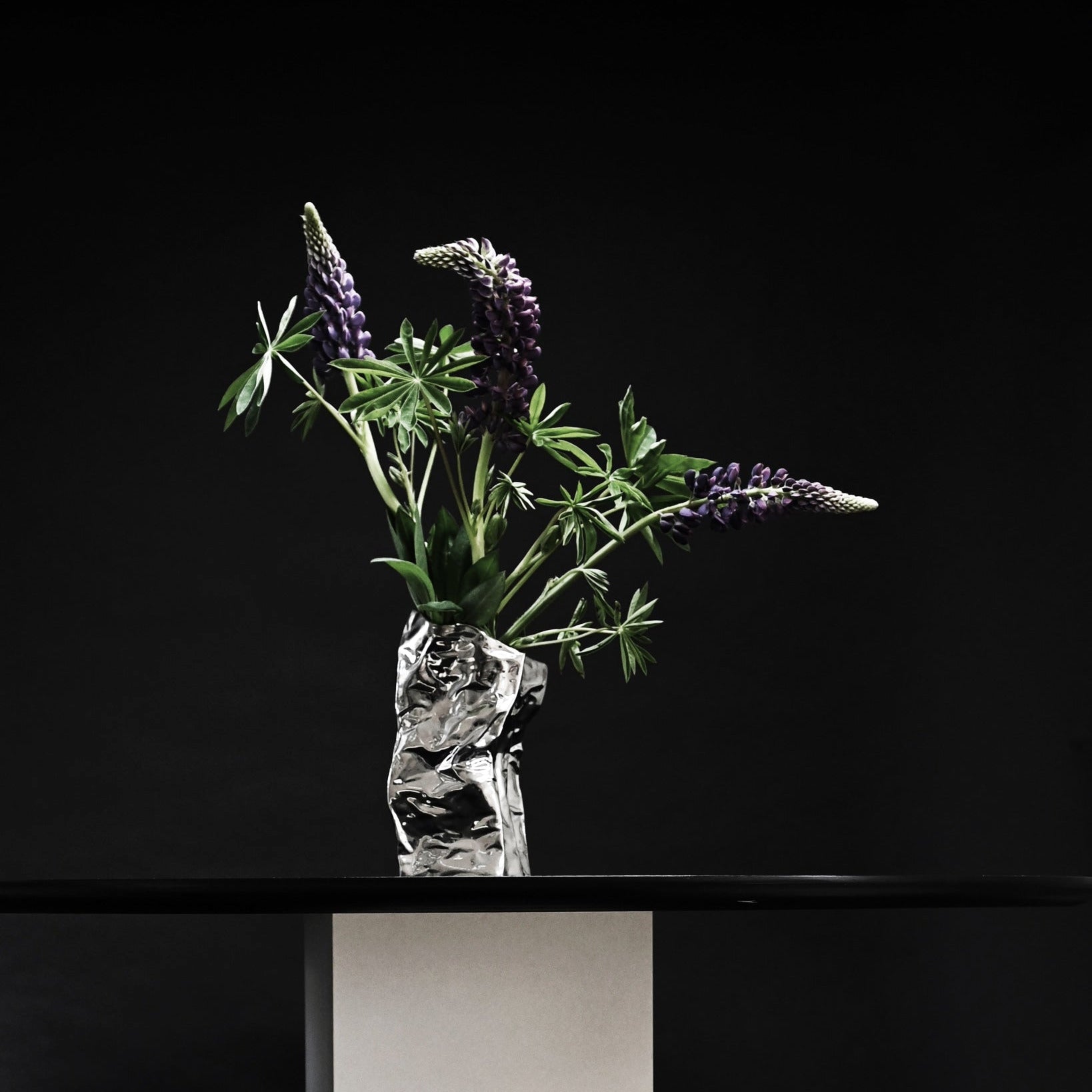 Kami Vase, Mini - Chrome