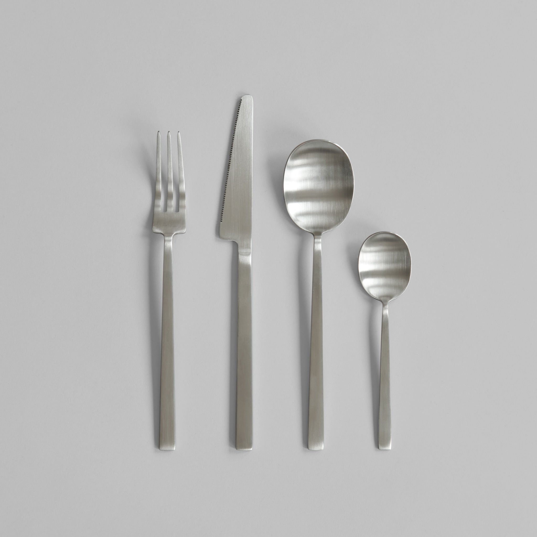 Kogei Cutlery - Brushed Steel, 24 pc. Set