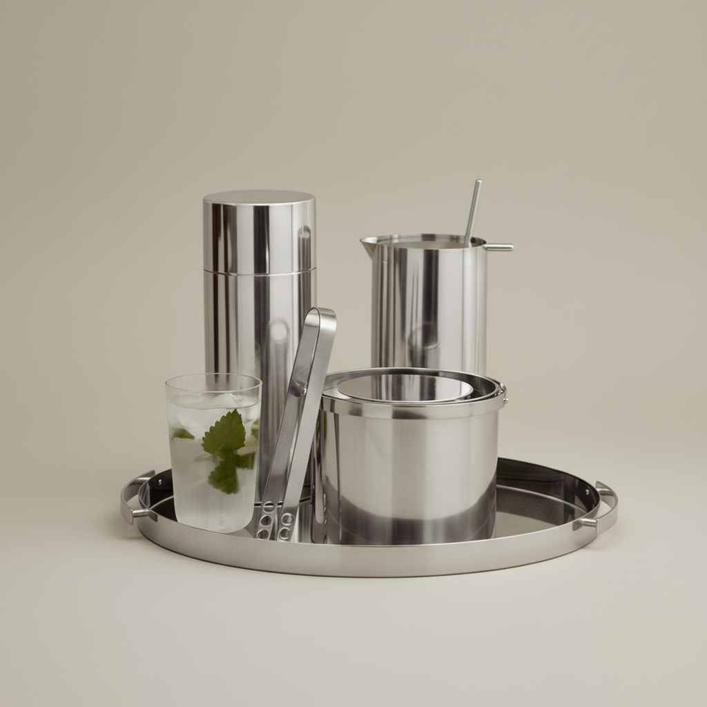 Arne Jacobsen martini mixer with spoon