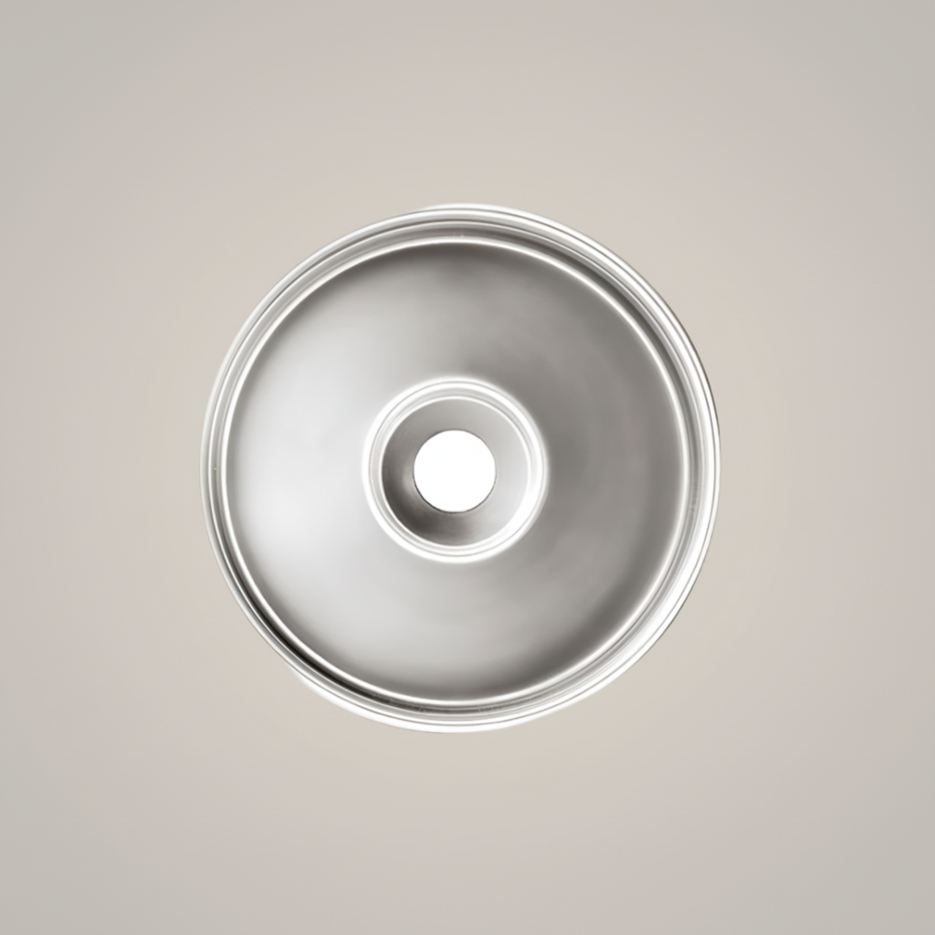 AJ Salt Mill – Down View on Beige-Grey Background