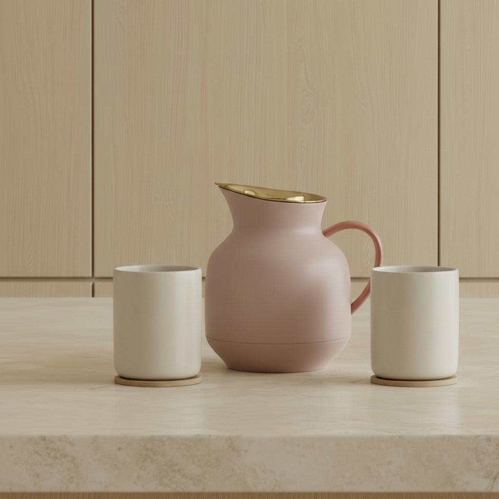Amphora Jug Hero with Theo Cups Grouped