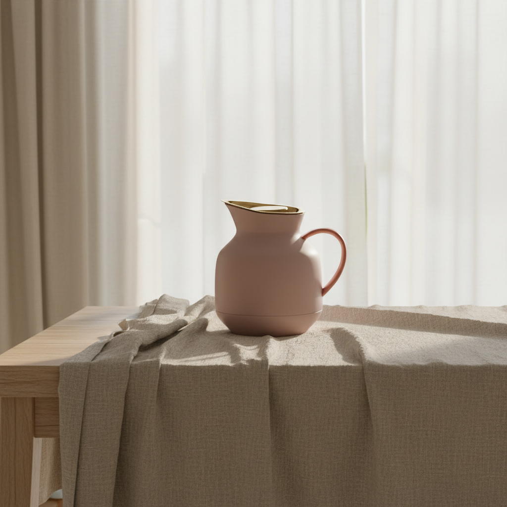 Amphora Jug — Moody Linen Table Scene