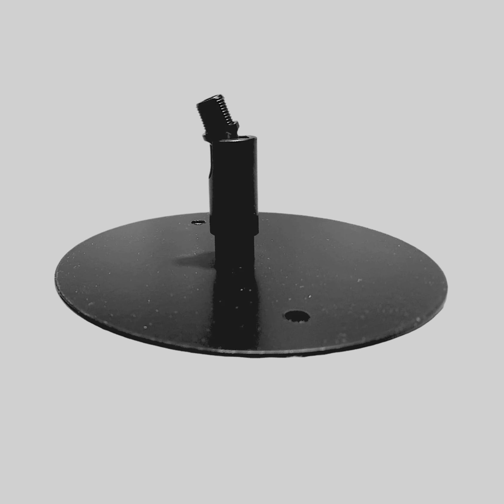 Ceiling Canopy - Angle for Chandeliers with Rods - Matte Black Finish