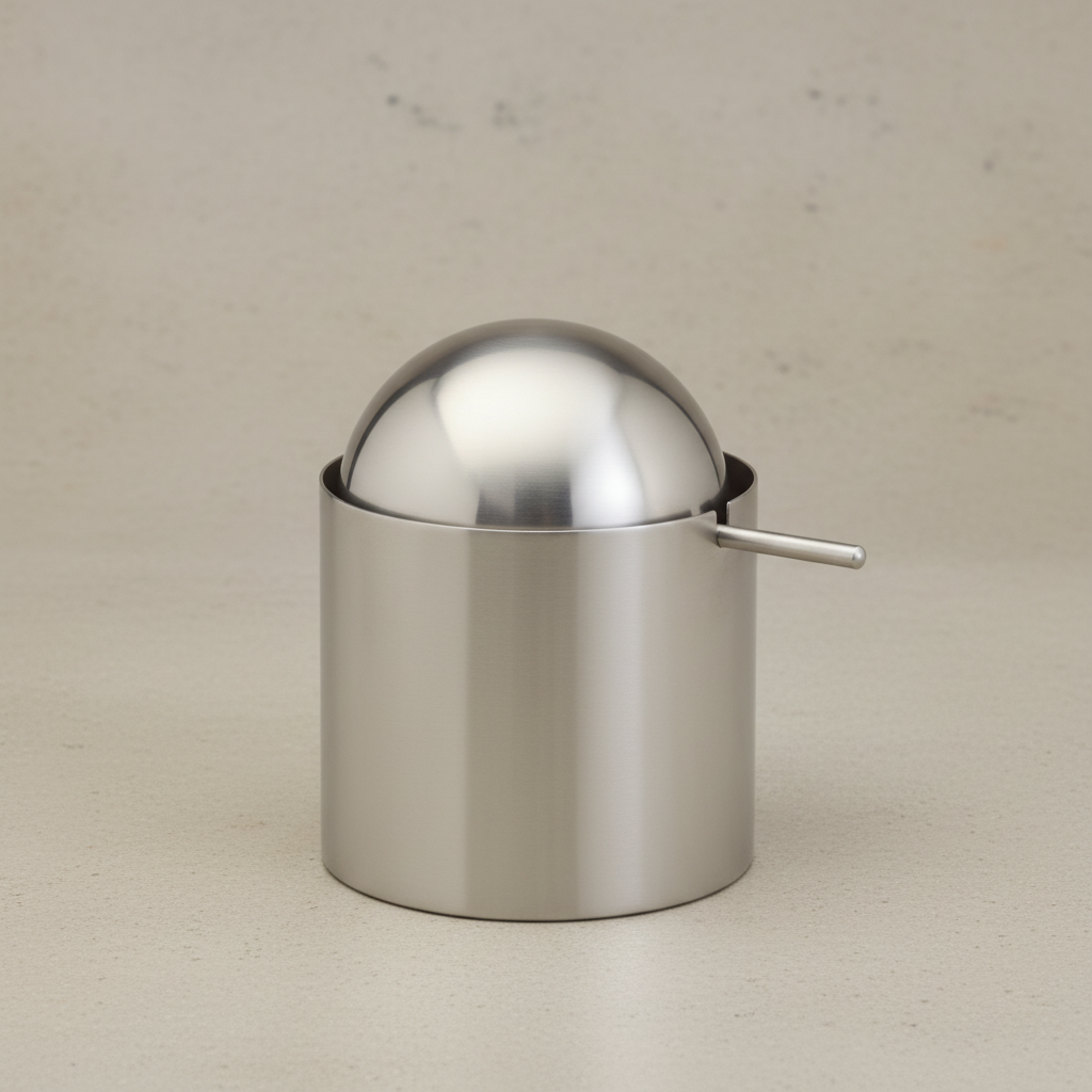 Arne Jacobsen Ashtray — Limewash Background