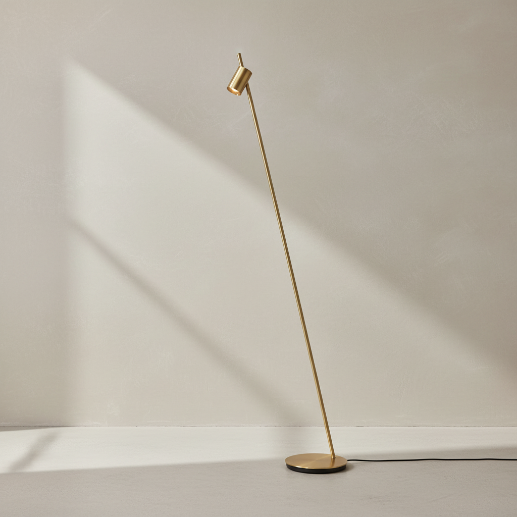 Aude Floor Light with corrected shade position