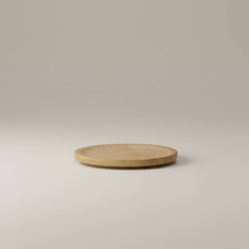 Bamboo Coaster Lid – Zoomed Out