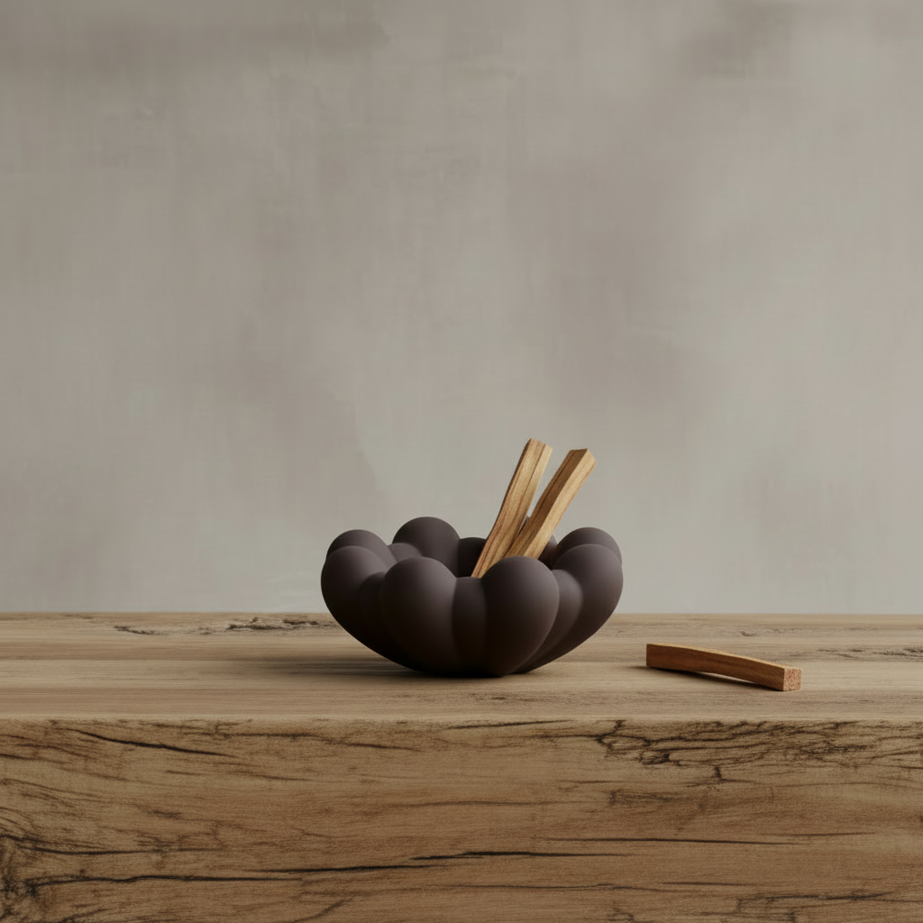Bloom Tray Mini with Palo Santo on Barn Beam