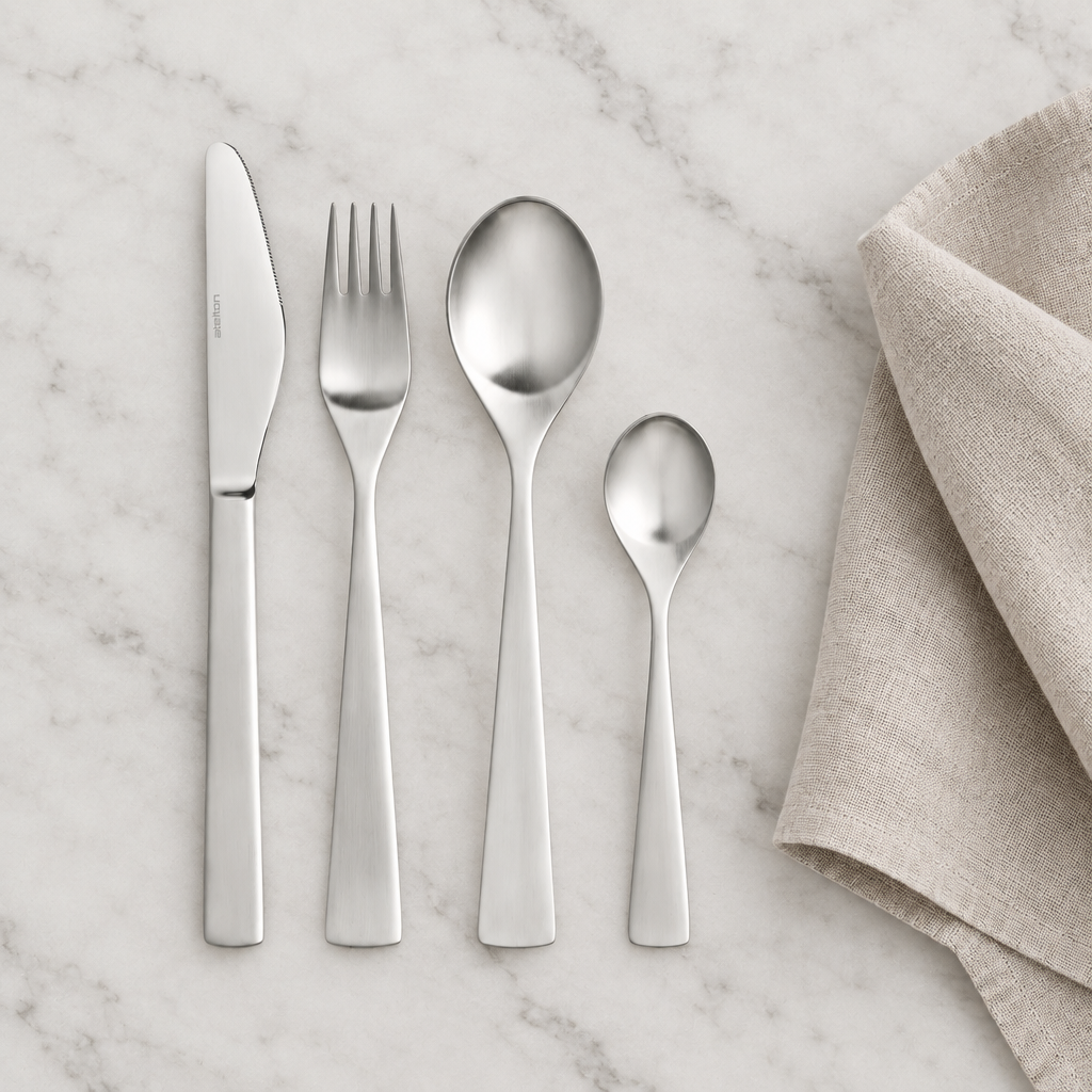 Maya 2000 cutlery set steel, 24 pc.