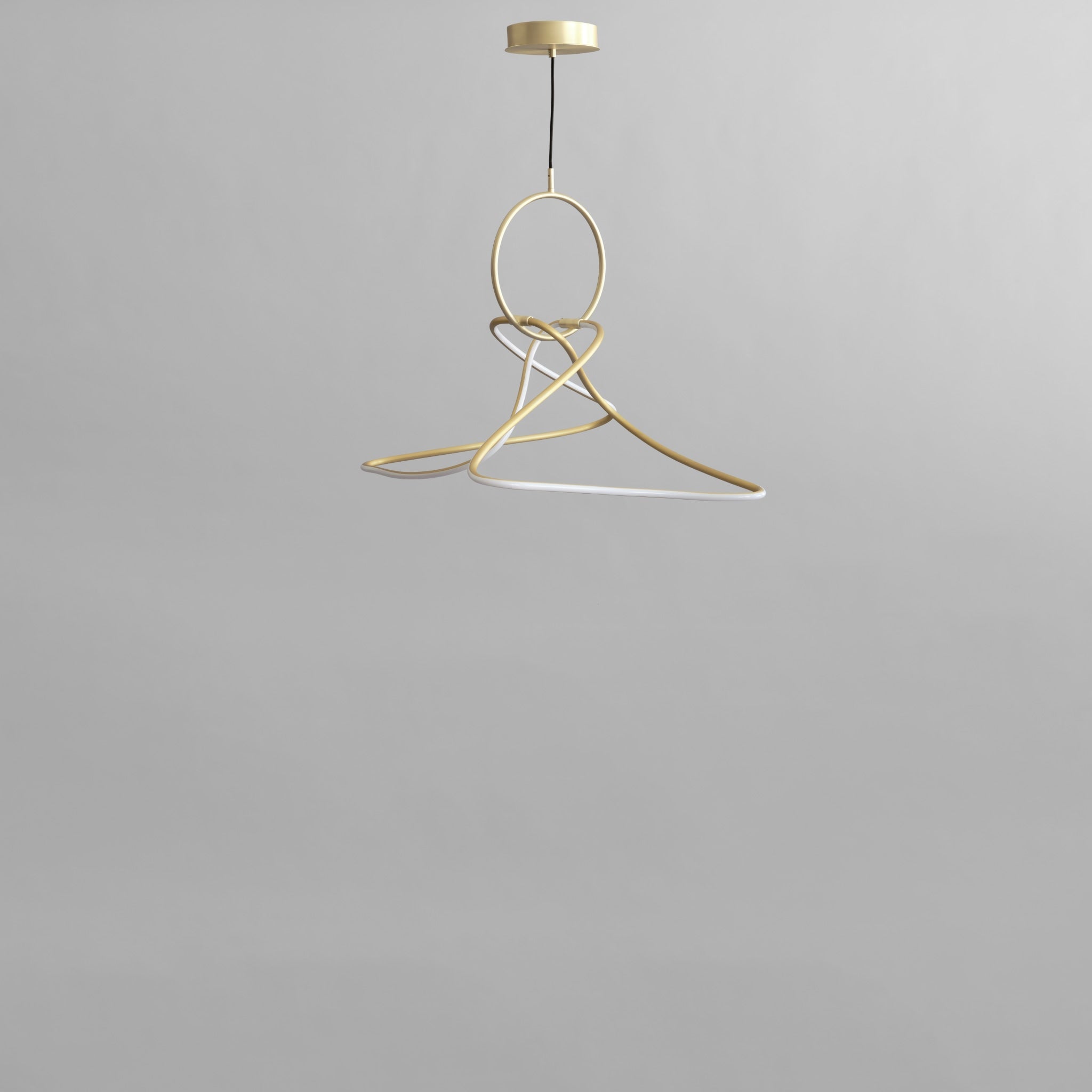 Kumo Chandelier, Mini - Brass