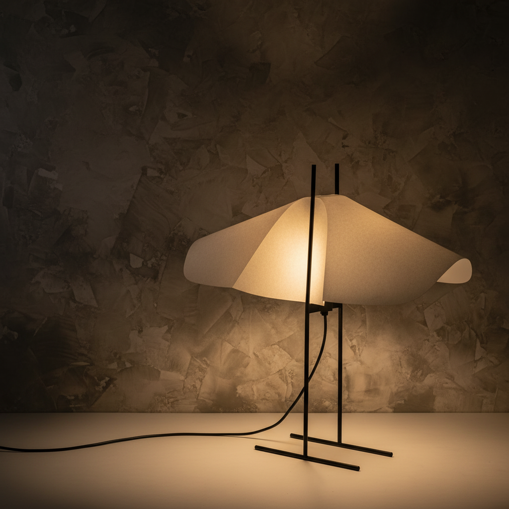 CHO Floor Light illuminated with moody background