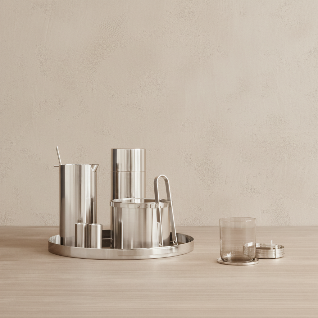 Cylinda Bar Set Light — Warm Nordic