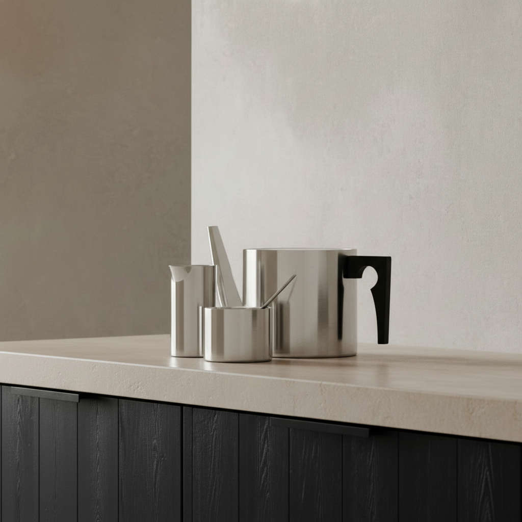 Cylinda Line Tea Set — Close-Up
