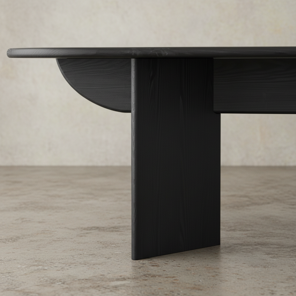 Detail of Triangular Leg and Curved Support