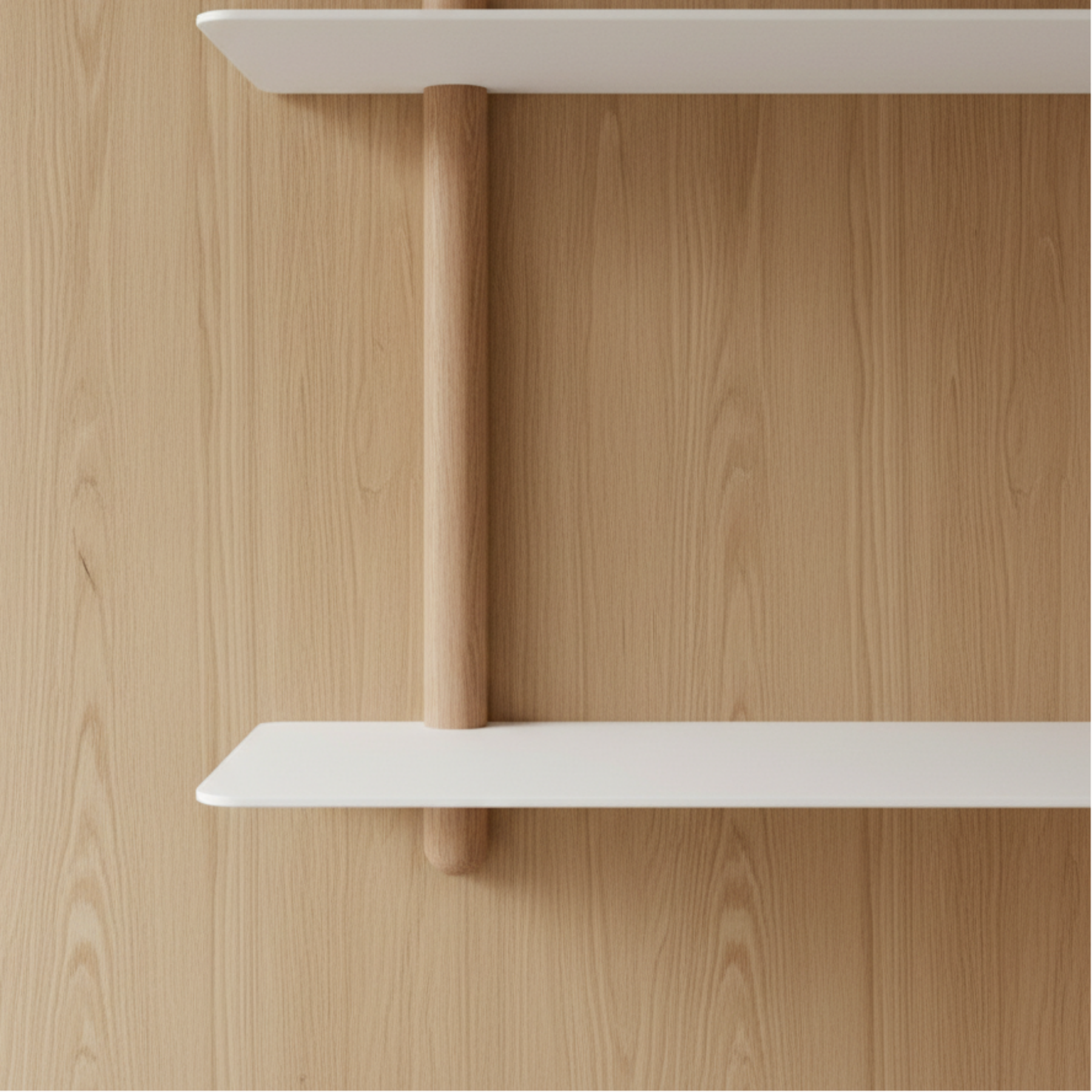 Detailed view of Nivo Shelf without accessories