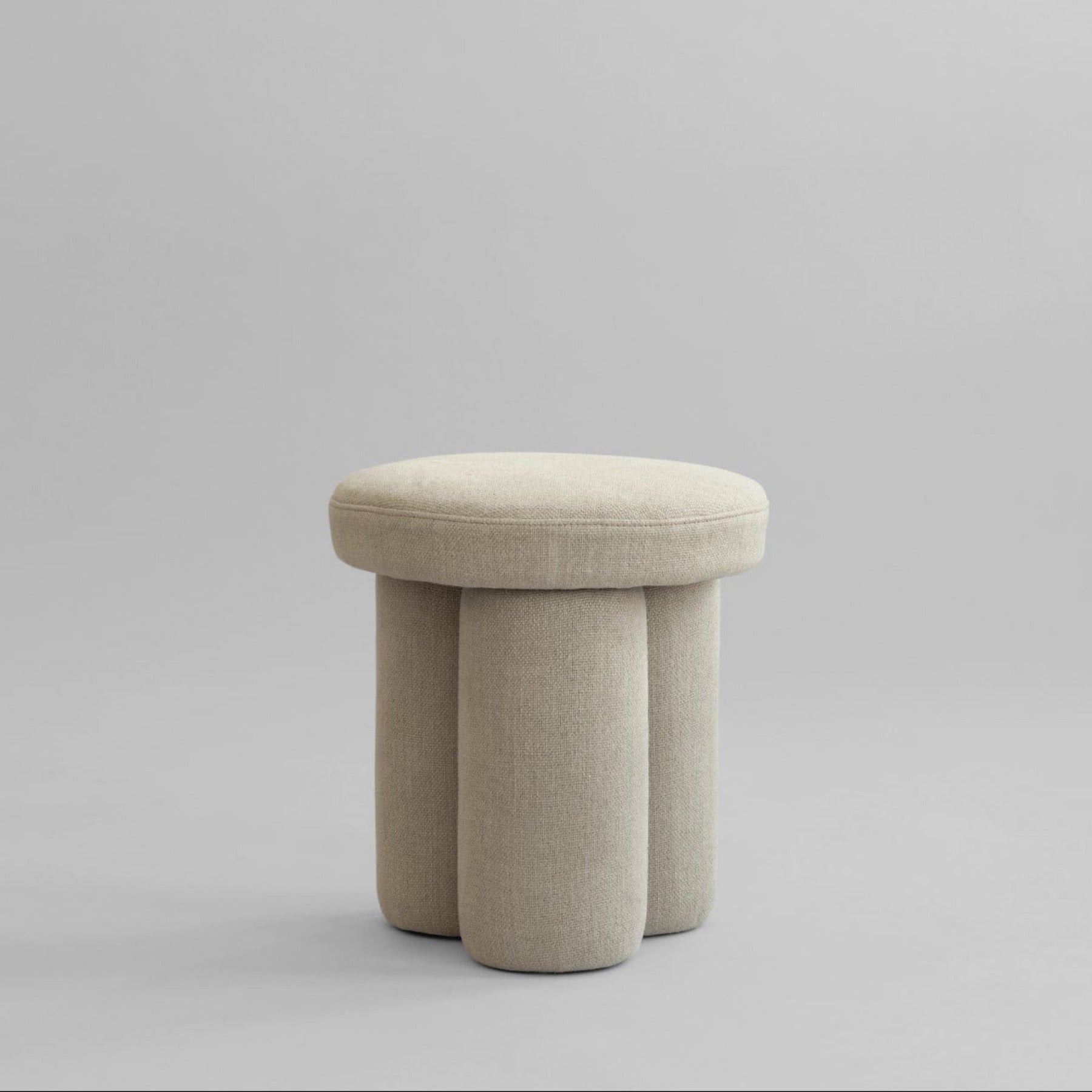 Big Foot Stool - French Linen, Sand