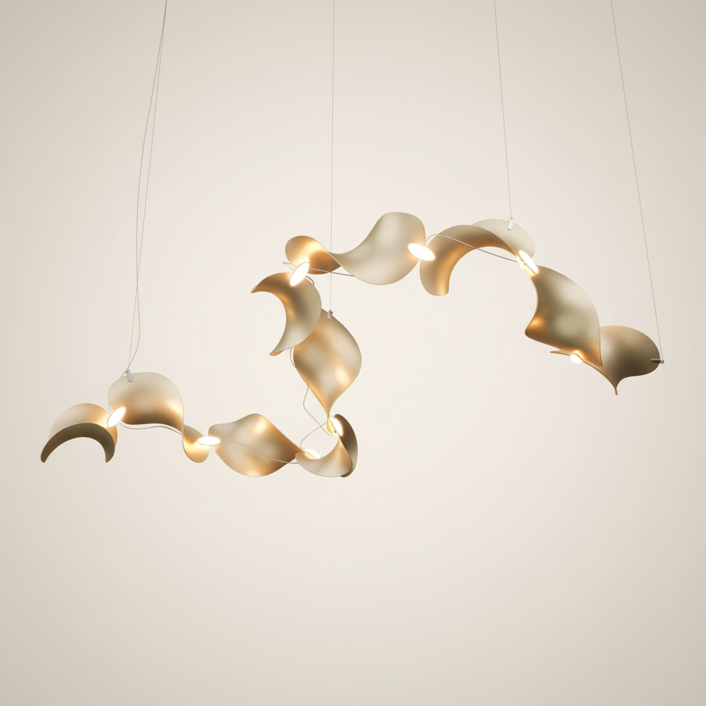 Dune 10 Curve Gold – Ivory Background