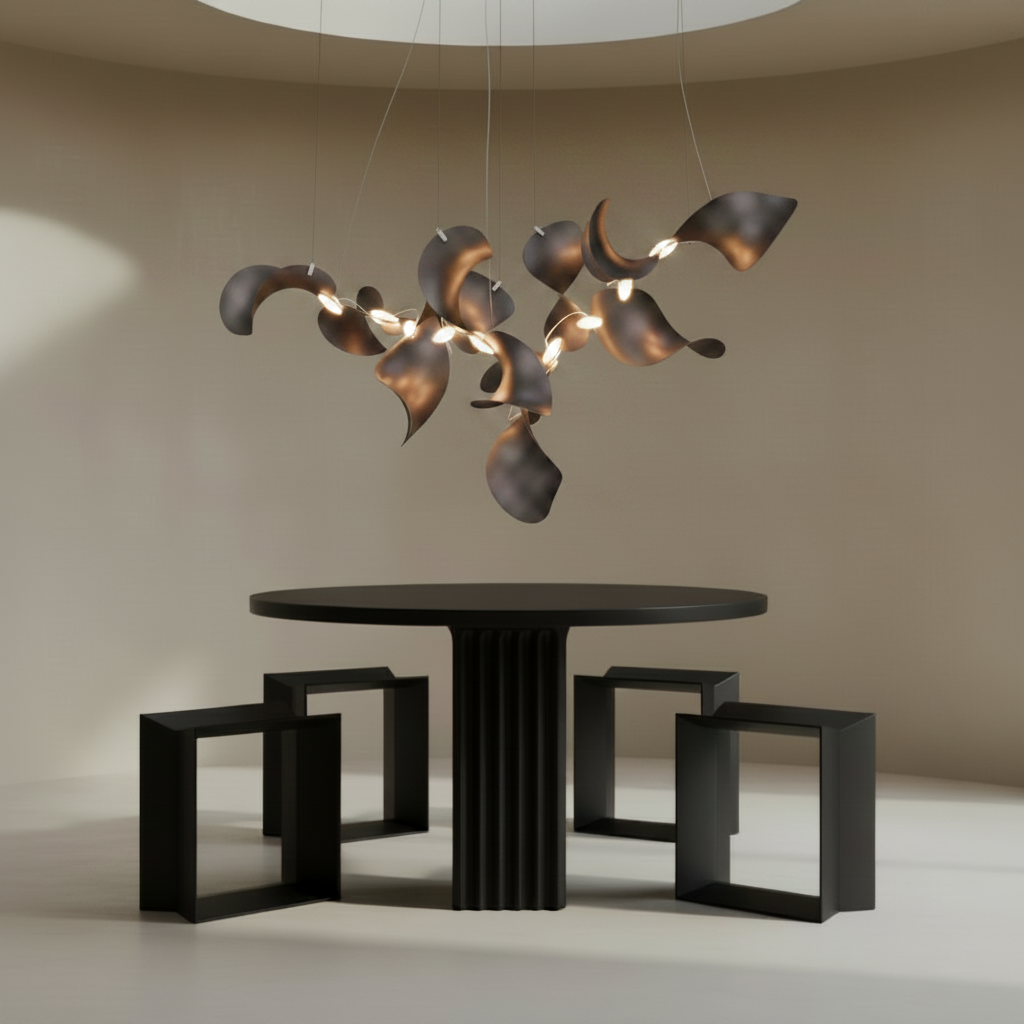 Dune 12 Cluster Chandelier - 5 Finish Options