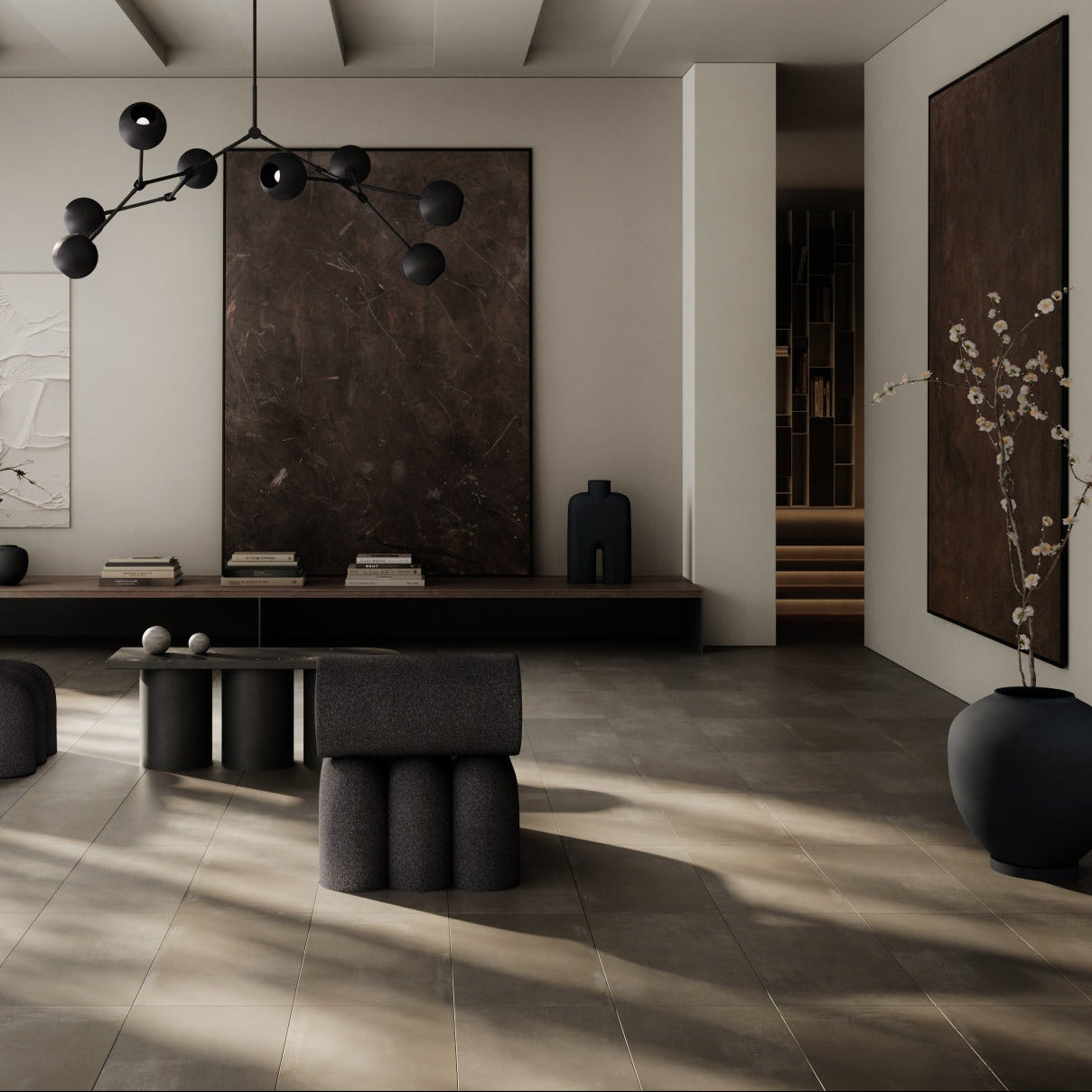 Sunao Vase, Hexa - Black