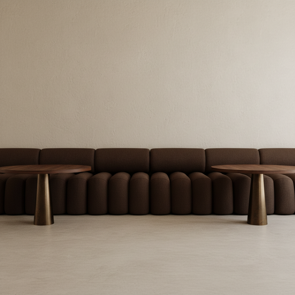 Foku Dark Brown – Long Banquette