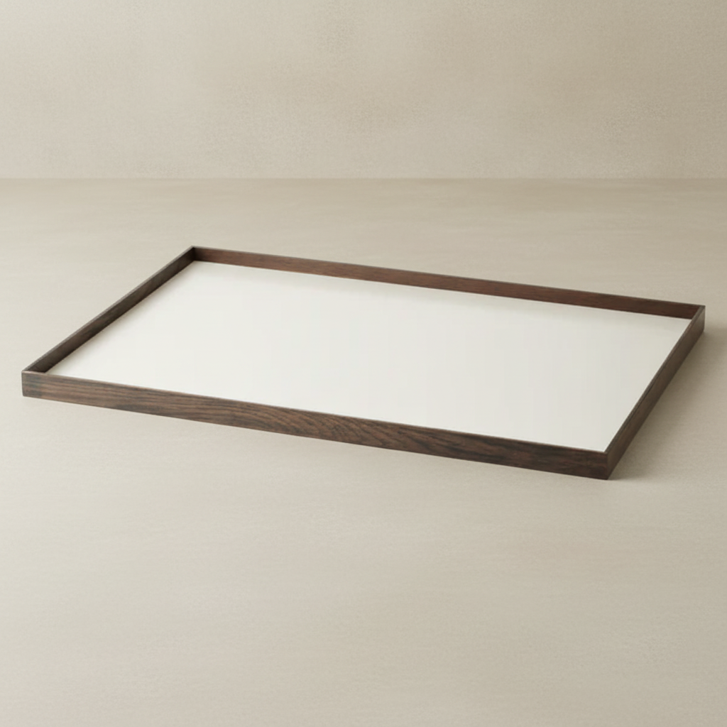 FRAME Tray Large Smoked Oak Beige — Brand Background