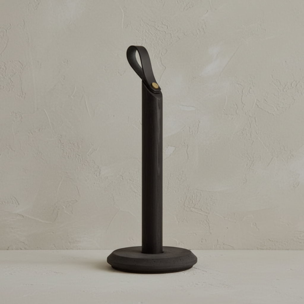 Grab kitchen roll holder, black