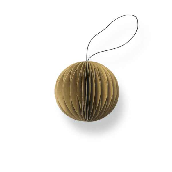 SUSTAIN folded ornament, scoop camel. (box of 12)