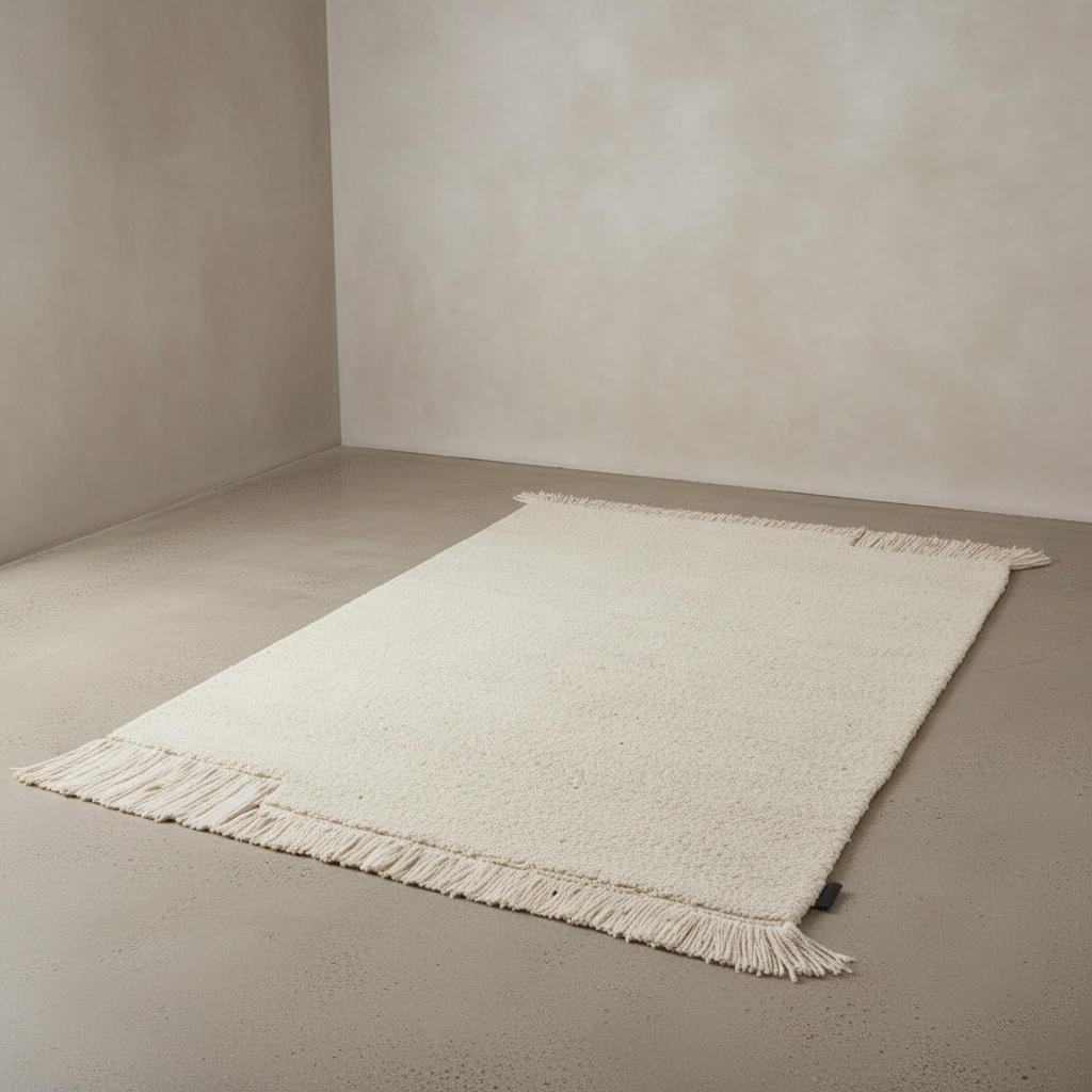 Hanki II White Knotted Plush — Wide Signature Scene