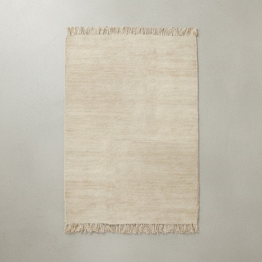 Hanki Knotted Cream — Overhead Flat Lay