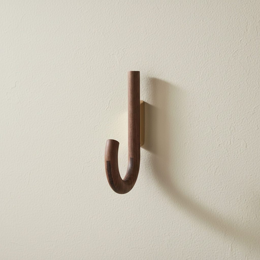 HOOK Big walnut brass packshot