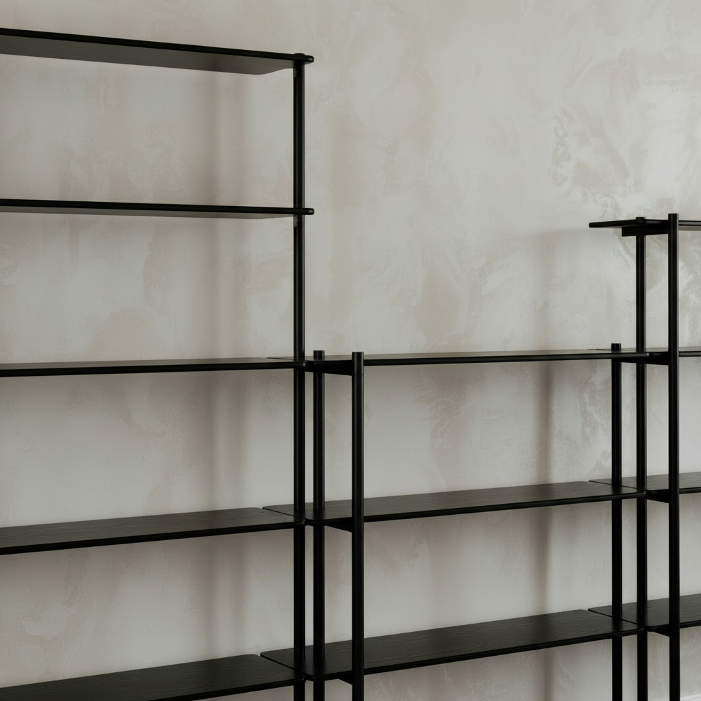 INVI shelf detail close-up