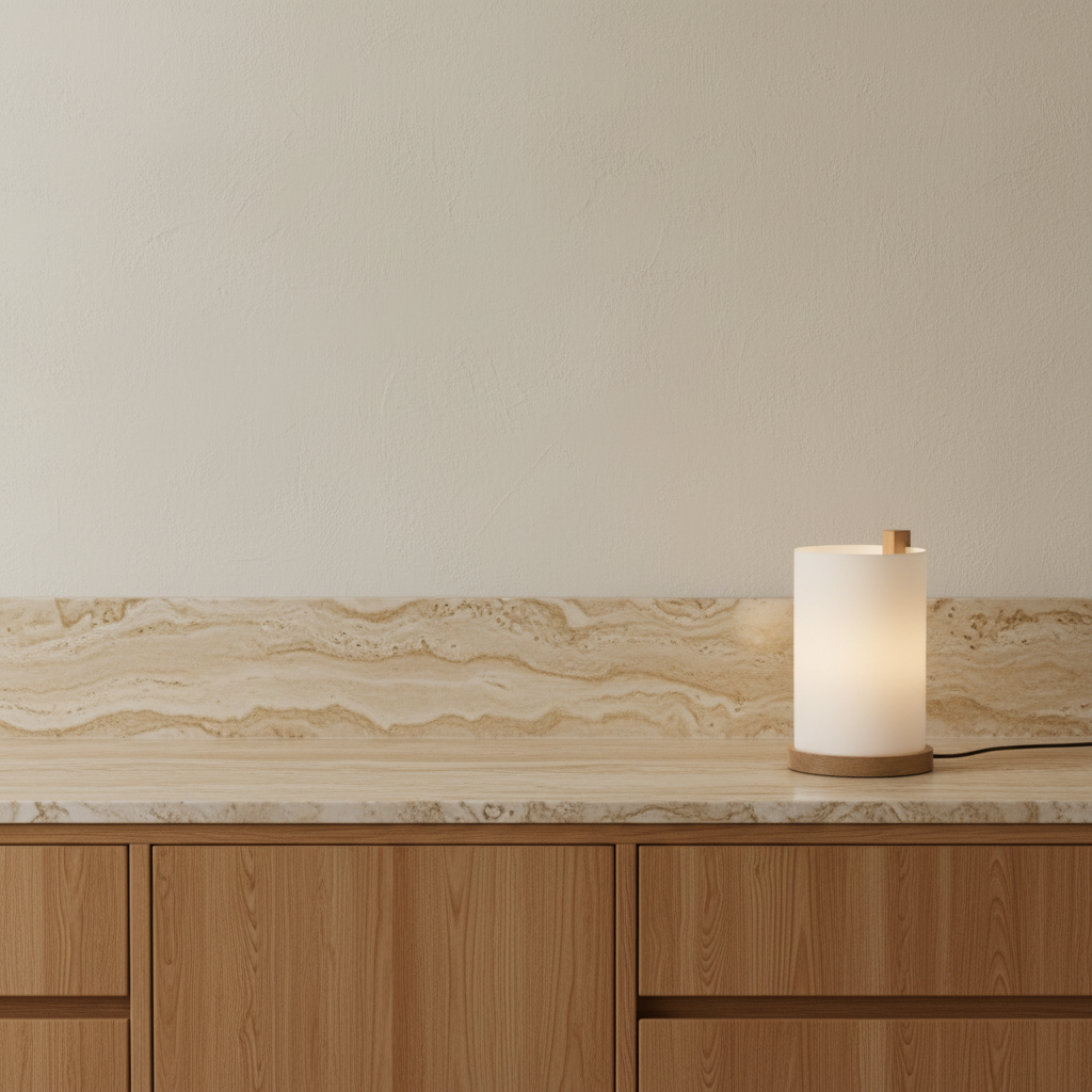 Japandi Kitchen with ENSO Table Light