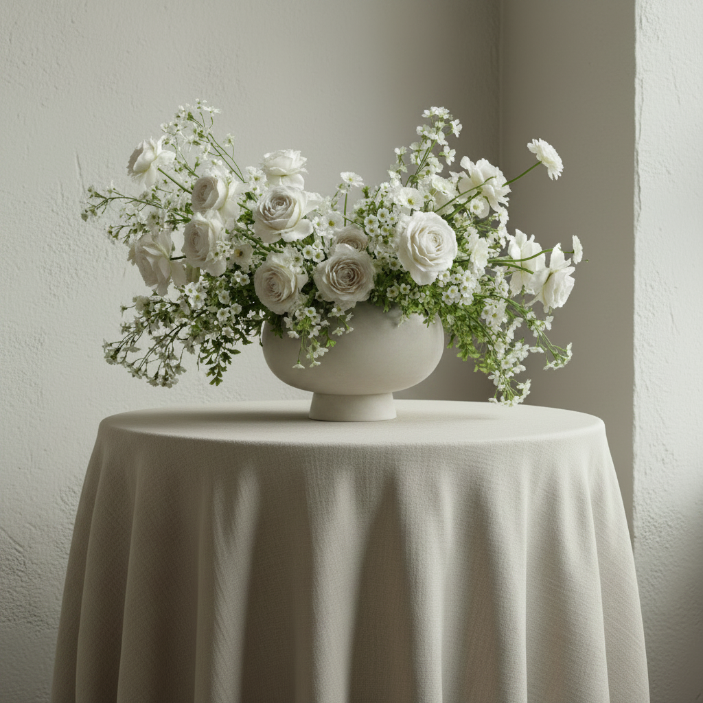 Kabin Vase Bone White — Matched Floral