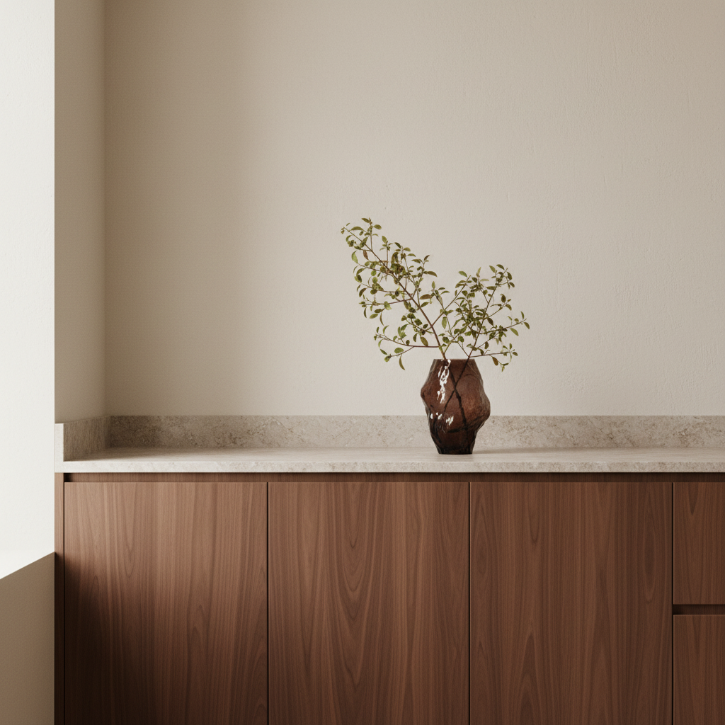 Katachi Vase Medio - Smoked Forest in Nordic Kitchen