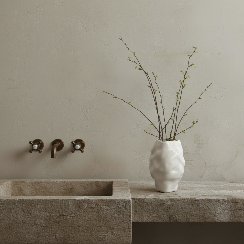 Katachi Vase, Mini - High Glaze Birch