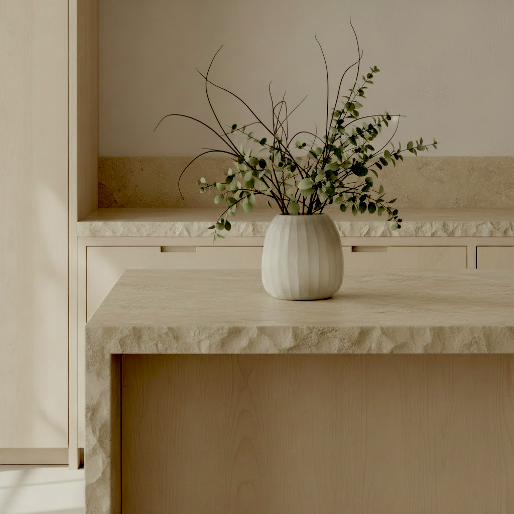 Organic vase 05 - sand