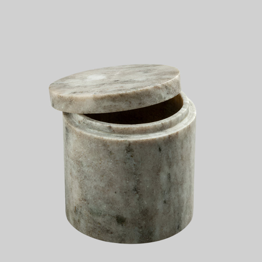 marblelous canister small, brown