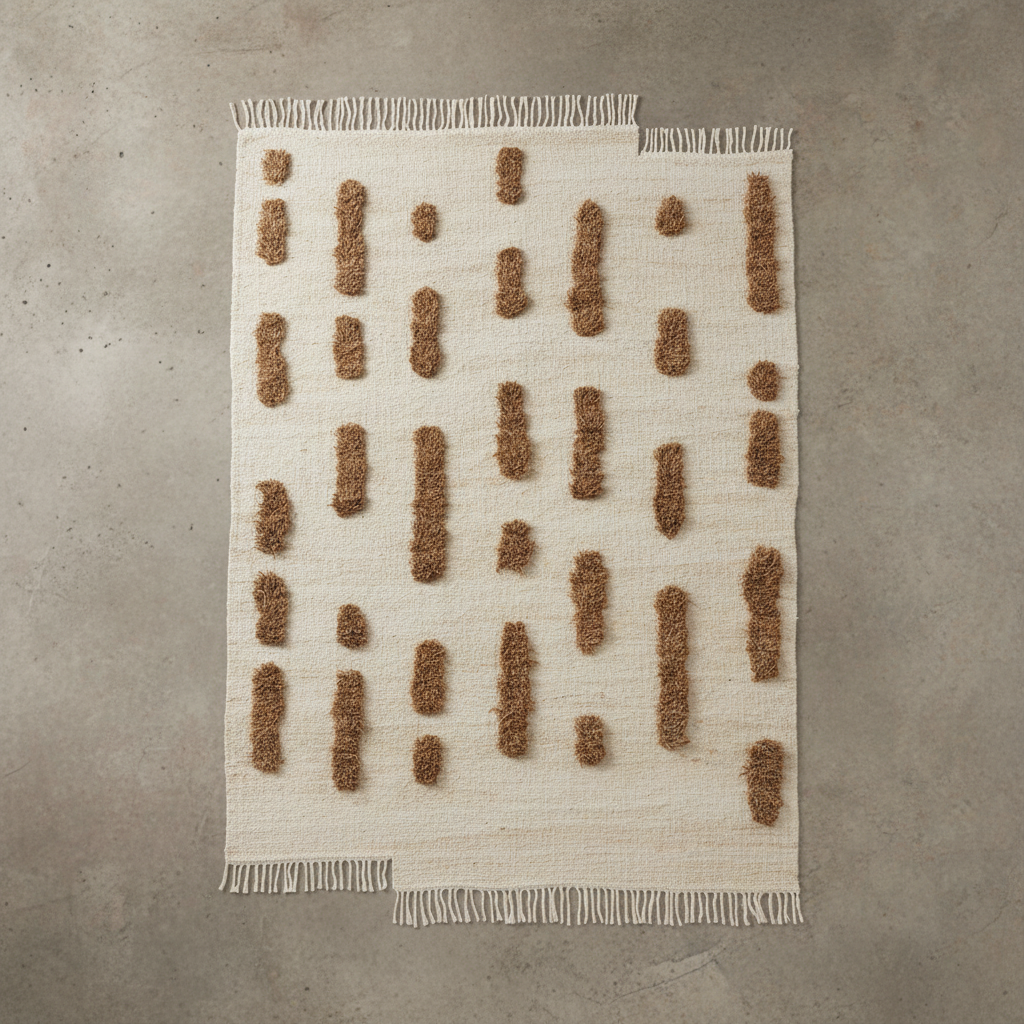 Laine Woven Rug – 90° Overhead Flat Lay