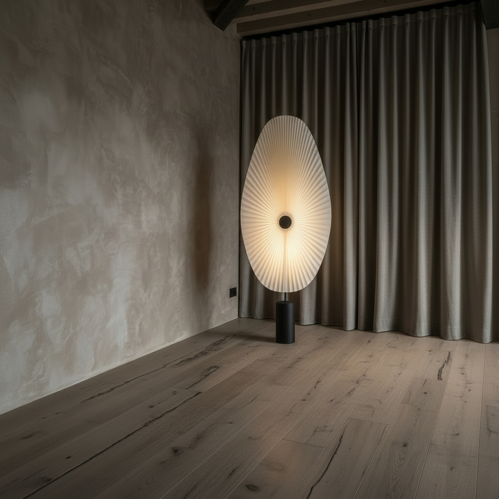 Liris Floor Light – Solo Corner, Weathered Floor