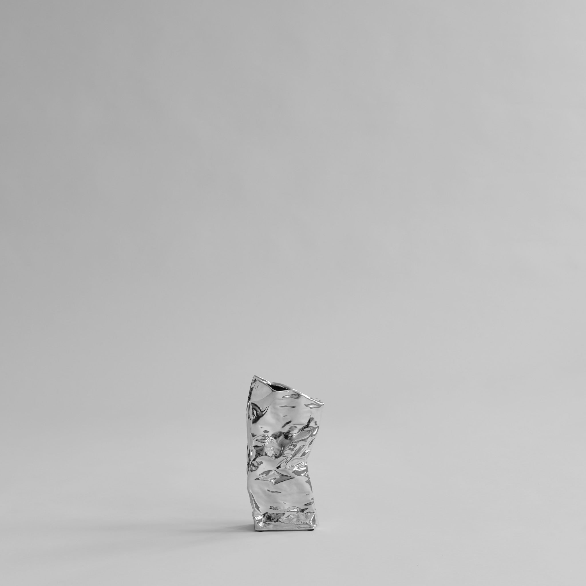 Kami Vase, Mini - Chrome