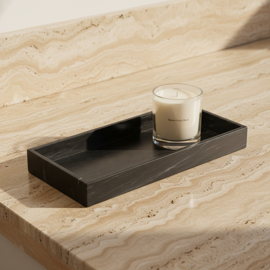 Marblelous Tray with Maison Louis Marie Candle