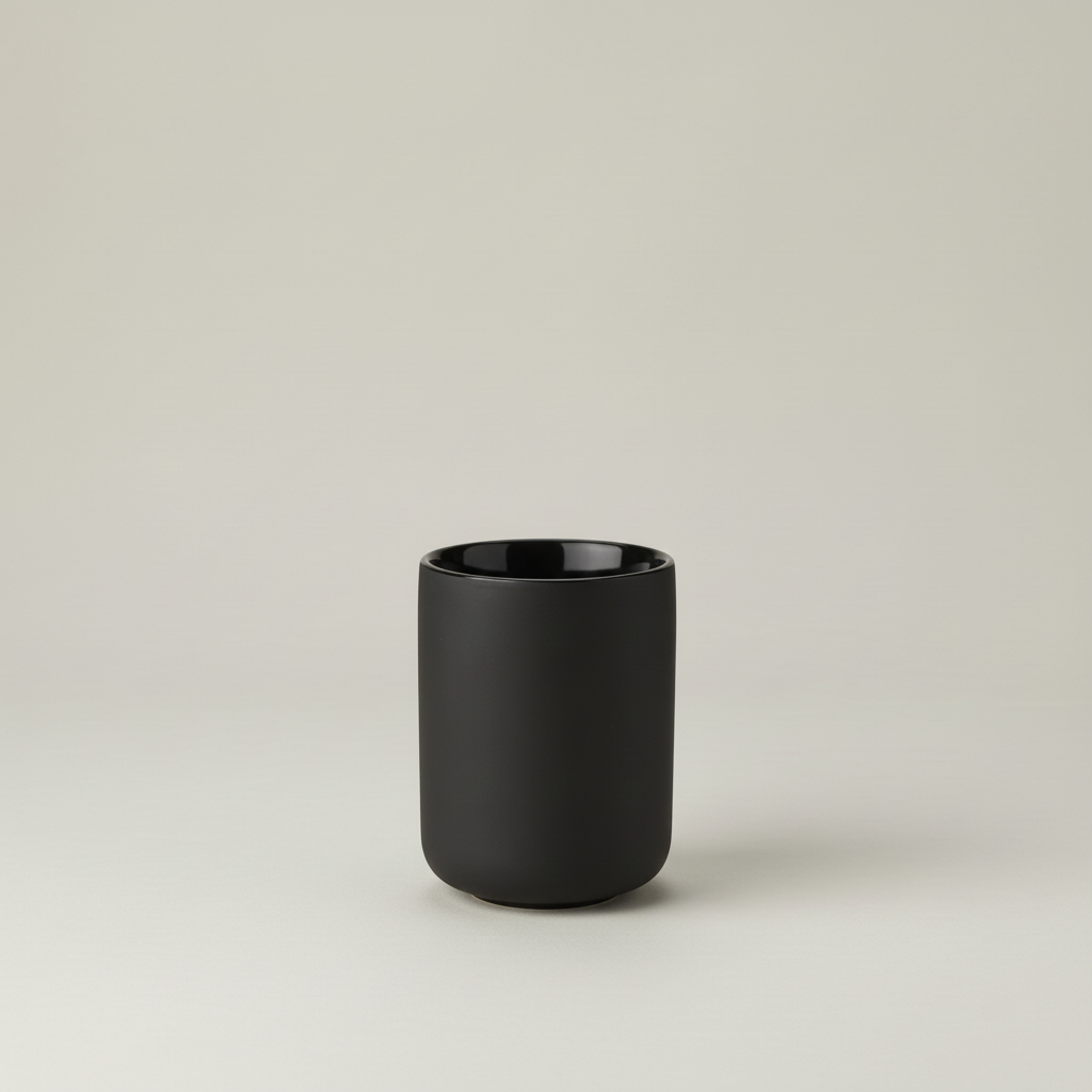 Matte Black Ceramic Tumbler