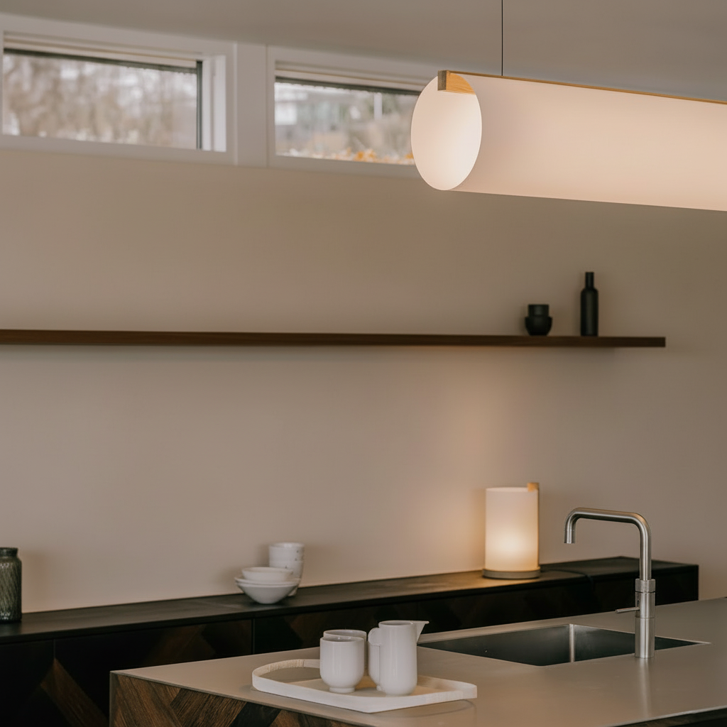 Modern Nordic Kitchen with Cool Neutral Tones