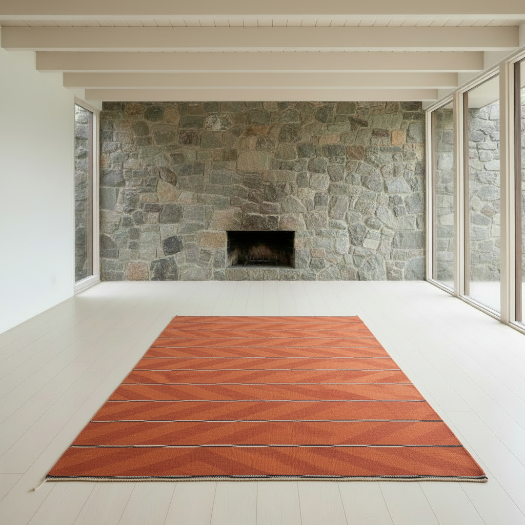 Modern space featuring VK-6 rug