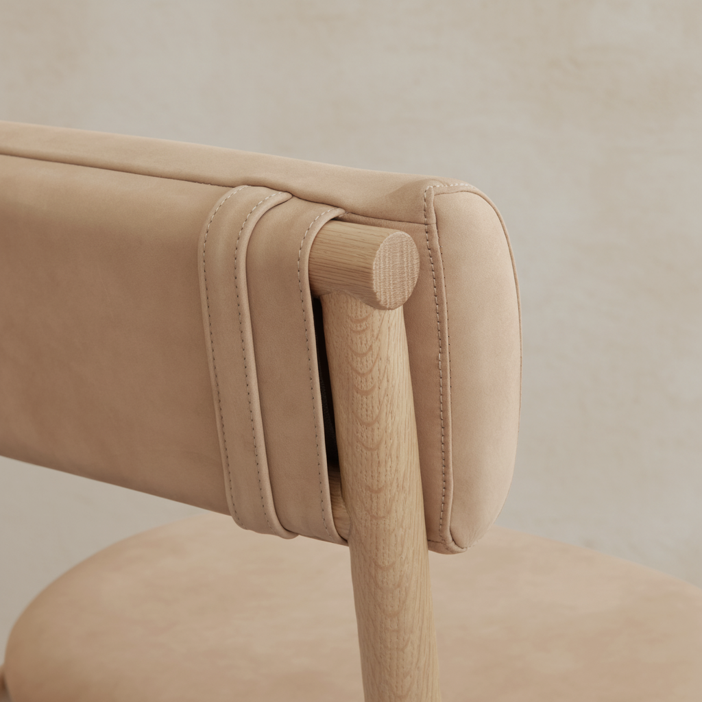 Nama Dining Side Chair - Nubuck